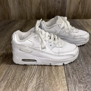 Nike Air Max 90 Youth US Size 11C White Running Sneaker Shoes CD6867-100